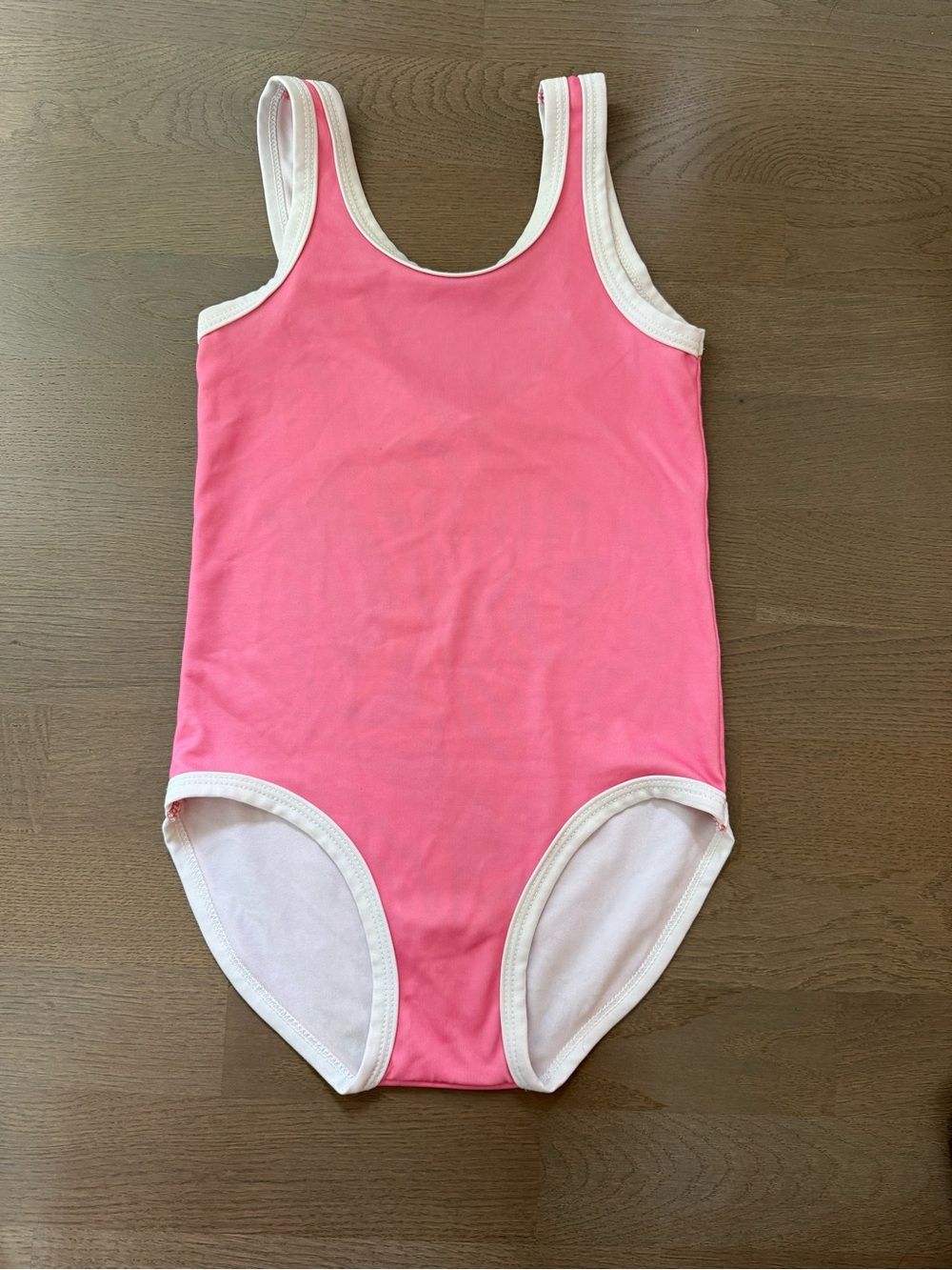 Haven Kids | Pink Girls' One-Piece Swimsuit with White Trim